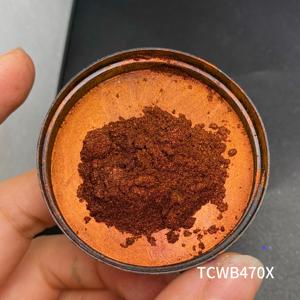 <span class=keywords><strong>Pigment</strong></span> Mica Vert Doré Caméléon Oxyde de Fer pour Revêtement Automobile Effet Hyper-Changement de Couleur Taille de Particule 30-100UM TCOWO - Product Image 6