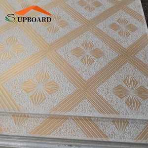 Panneaux de <span class=keywords><strong>plafond</strong></span> en plâtre de conception moderne de Dubaï, film PVC pour projets de <span class=keywords><strong>plafond</strong></span> de bureau et de salle de bain - Product Image 3