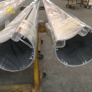 אלומיניום פרופיל בר/אלומיניום שחול צינור סגלגל/אלומיניום פרופיל חצי עגול צינורות - Product Image 2