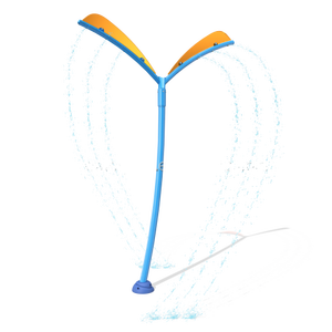 Structure de <span class=keywords><strong>jeux</strong></span> aquatiques en acier inoxydable à trois jets irréguliers pour aire de <span class=keywords><strong>jeux</strong></span> aquatique extérieure, parc aquatique, zone de camping, <span class=keywords><strong>jeux</strong></span> d'eau pour enfants - Product Image 2