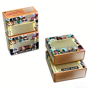 OEM Custom Eco-Friendly Portable Paper Board <b>Card</b> Games Manufacturer Logical Printing Custom Packaging for Party Tabletop - Product Image 6