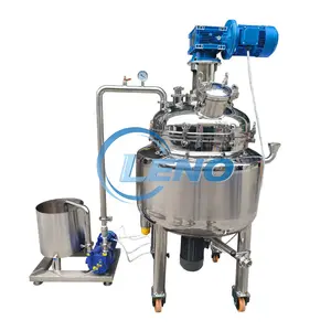 China manufacture stainless steel SUS316l Perfume Making Stirrer Cream Emulsifying Mixing Tank