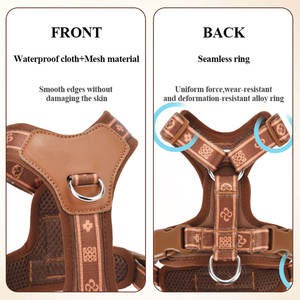 ダクロン犬用ハーネスアンチダッシュ機能通気性生地と様々な色の選択安全なウォーキング犬用ハーネス - Product Image 5