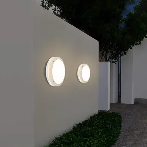 Наружные светильники, круглые светильники, наружные настенные потолочные светильники, светодиодная перегородка, IP65 IK10
