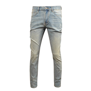 Jeans en denim de haute qualité pour hommes, style hip-hop gothique décontracté, coupe droite légère et respirante, vêtements pour hommes - Product Image 3