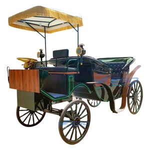 XCEGO Chariot de tourisme électrique rouge pour visites, type calèche, en provenance du Henan, à vendre - Product Image 1