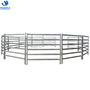 5 Barras 6 Barras Galvanizado Ganado Yarda Valla Metal Ganadería Campo Granja Valla Para Animales - Product Image 3