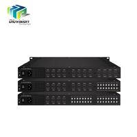 (MSM623) Modulateur 24 canaux HD DVB-S2 vers ISDB-TB Encodeur Modulateur IPTV HTTP HLS RTMP SRT vers ISDB-T pour CATV