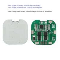 BMS PCM 4S 5A 8A para Paquete de Baterías de Iones de Litio de 14.8V y LiFePO4 de 12.8V con NTC de 10K para Aspiradora Inalámbrica y Aspiradora Robótica