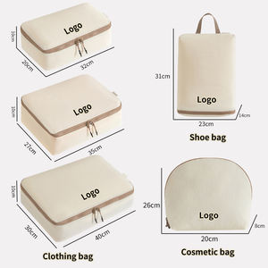 Set di cubi per valigie con logo personalizzato Premium 5 pz per imballaggio a compressione - Product Image 6