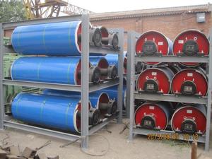 Khai Thác Mỏ Cao Su Tráng Snub Trống Uốn Cong Ổ Đĩa Động Cơ Giá JIS Tiêu Chuẩn Vành Đai Băng Tải Ròng Rọc - Product Image 6