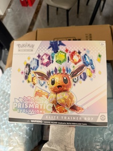 Pokémon TCG en inglés Scarlet & Violet SV8.5 Prismatic Evolutions Elite Trainer Box ETB Stellar Tera Eevee Ex 9 Paquetes de Refuerzo - Product Image 4