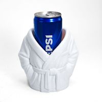 OUYOOLE Housse Isotherme Antidérapante pour Canette de Bière en Polyester pour Hommes et Femmes Amateurs de Bière (Rouge)