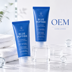 Limpiador Facial Profundo con Péptidos Azules, Limpiador Facial Espumoso Suave para Todo Tipo de Piel, Marca Privada OEM - Product Image 3