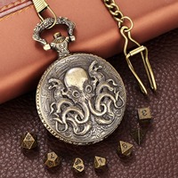 Vente en gros de porte-dés de poche en métal durable et écologique, personnalisable, mini jeu de dés polyédriques pour Dungeons & Dragons