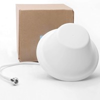 Antena de Comunicación Inalámbrica WiFi WLAN Omnidireccional de Techo para Interiores, para Señal de Teléfono Celular 4G de 698-2700 MHz