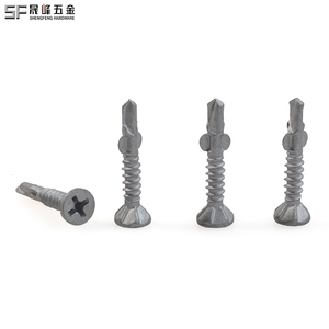Vis autoperceuses à tête fraisée Phillips DIN 7504 <span class=keywords><strong>P</strong></span> avec ailettes, pointe de perçage trempée, fixations Tek pour la jonction métal-bois - Product Image 1