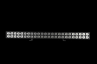 Barre de lumière LED pour DJ, projecteur mural LED, 48 LED RGB 3-en-1, barre de lumière DMX pour boîte de nuit