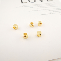 Perles entretoises en laiton plaqué or 18 carats, forme papillon et fleur, accessoires de bijouterie, perles séparées pentagramme, composants pour la fabrication de bijoux