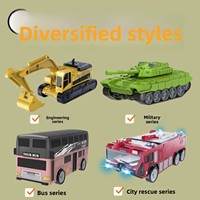 Robot transformable en alliage pour enfants, jouet de train vert, véhicule d'ingénierie à grande vitesse, bus Mecha 1:5