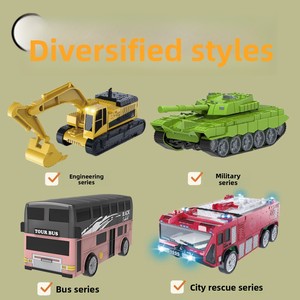 Robot de Transformación de Aleación, <span class=keywords><strong>Juguete</strong></span> para Niños, Tren de <span class=keywords><strong>Juguete</strong></span> Pintado de Verde, Vehículo de Ingeniería de Alta Velocidad, Autobús Mecha 1:5 - Product Image 6