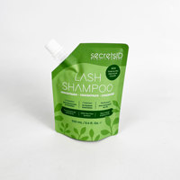 Gel douche rechargeable étanche à l'eau imprimé personnalisé savon poche bec sacs gravure impression soin des cheveux shampooing liquide étanche à l'humidité