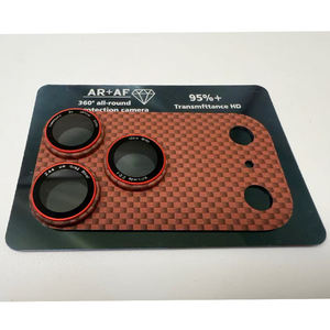 2025 nouveauté haute quantité verre saphir 9H accessoires de télé<span class=keywords><strong>phone</strong></span> portable en Fiber de carbone pour 17 Pro Max protecteur d'objectif de caméra - Product Image 6