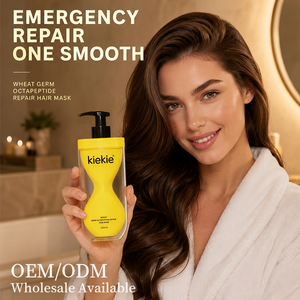 <span class=keywords><strong>Masque</strong></span> capillaire après traitement chimique, octapeptide, protéine de germe de blé, <span class=keywords><strong>masque</strong></span> réparateur pour cheveux abîmés par la permanente, la coloration, 500 ml - Product Image 1