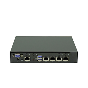 Super Mini Fanless J4125 4-Core PC Dispositivo de servidor integrado 4 LANs 4GB <span class=keywords><strong>DDR3</strong></span> <span class=keywords><strong>RAM</strong></span> 4GB Memoria de video SSD Windows 10 Garantía de 1 año - Product Image 1