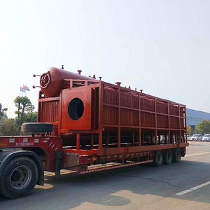 Chaudière à vapeur industrielle horizontale à double tambour à <span class=keywords><strong>condensation</strong></span> au gaz ou au mazout de la série SZS, <span class=keywords><strong>prix</strong></span> d'usine directe ZhongFei Chine - Product Image 1