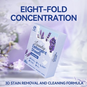 Không gây dị ứng giặt chất tẩy rửa tấm dải siêu tập trung có thể tái chế bao bì vết máy bay chiến đấu máy sấy tấm giặt - Product Image 4