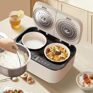 For Sale at Factory Price 5L 800W Quick Cooking Pressure <b>Cooker</b> Non-stick Coated Multifunctional Electric <b>Cooker</b> - Product Image 1