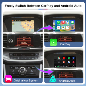 CarPlay sans fil pour Odyssey/Accord 2014-2018, Android Auto, Mirror Link, AirPlay, Navigation, Caméra OEM, Apple Siri, <span class=keywords><strong>Google</strong></span> - Product Image 2