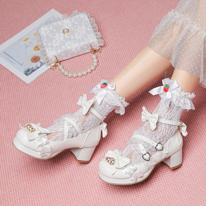 Zapatos de Tacón Grueso Estilo Lolita Originales, Primavera 2026, Nueva Llegada, Zapatos de Princesa Versátiles para Vestir y Bailar, para Mujer - Product Image 1
