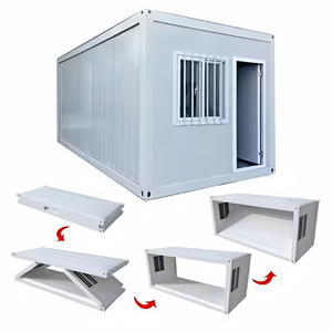 Conteneur pliable préfabriqué en acier galvanisé de type <span class=keywords><strong>Z</strong></span> de 20 pieds certifié CE, avec panneaux sandwich, pour bureau de chantier - Product Image 2