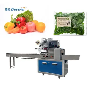 Máquina de embalagem horizontal multifuncional, frutas e vegetais frescas
