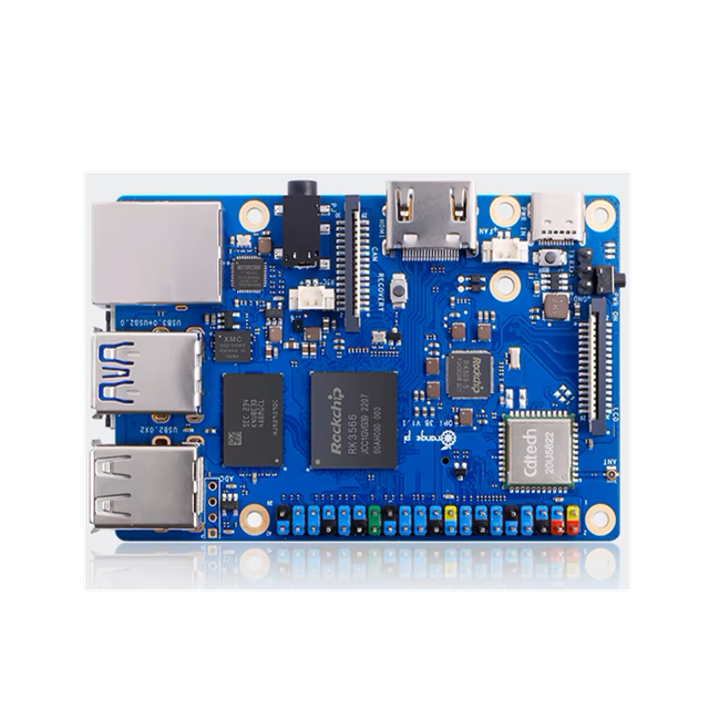 Orange Pi 3B Rockchip RK3566 Quad-Core 64-bit SBC Single Board WiFi+BLE Gigabit Run Android Linux OpenHarmony OS Mini PC