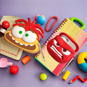 Étui de luxe en silicone motif dessin animé pour écouteurs Apple <span class=keywords><strong>Airpods</strong></span> 4 Pro 2 3, design Inside Out, housse pour casque, accessoires technologiques pour téléphone portable - Product Image 2