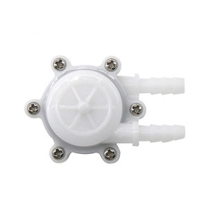 Food Grade POM ZJ-2103 Plastic Flow Sensor Liquid Turbine Type NPN Pulse Output 0.1-1.5/0.3-5LPM <b>Water</b> Flowmeter for RO Filter - Product Image 1