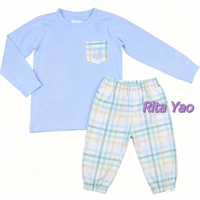 Ensemble Short et Chemise à Carreaux pour Bébé Garçon, Impression Personnalisée, Tenue en Coton pour Enfants, Vêtements Personnalisés pour Enfants 2026