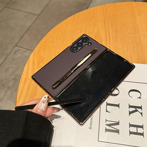 <span class=keywords><strong>Coque</strong></span> de téléphone tendance premium électroplaquée ultra-fine effet peau anti-chute avec emplacement pour stylet pour Samsung <span class=keywords><strong>Z</strong></span> <span class=keywords><strong>Fold</strong></span> 8 Ultra 7 6 - Product Image 6