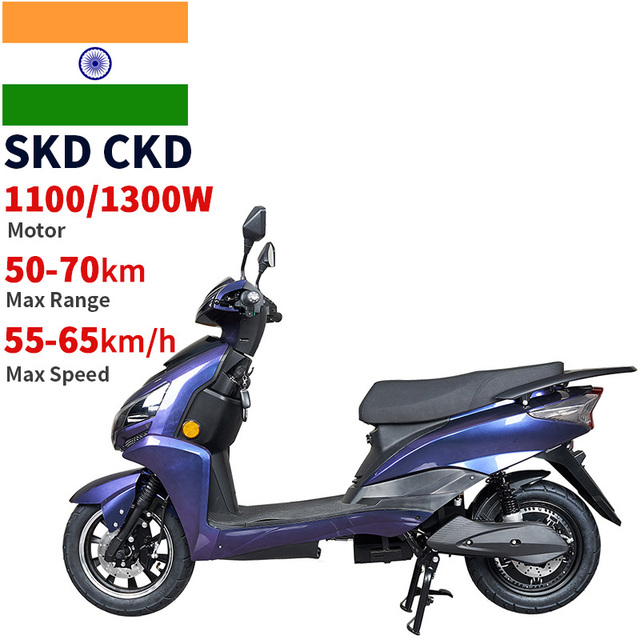 India Hot Electric Motorcycle Factory Customized 55-65km/h Speed 50-70km Range Manufacturer Sells Electric Motorcycle