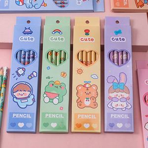 Crayons en bois personnalisés avec logo, imperméables, réutilisables, imprimés en sérigraphie, kawaii, fournitures scolaires promotionnelles, papeterie créative - Product Image 5