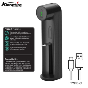 Caricabatterie USB <span class=keywords><strong>Universale</strong></span> Intelligente per <span class=keywords><strong>Batterie</strong></span> 3.7v 26650/16340/14500/17670/18650/10440 18350 agli Ioni di Litio Ricaricabili - Product Image 1