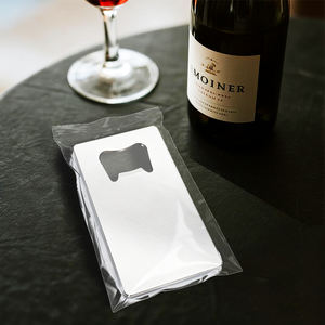 OEM stile carta di credito personalizzato a forma di carta di credito in metallo apriscatole UV stampato con tasca sottile costruire per regali aziendali e promozioni di bevande - Product Image 6