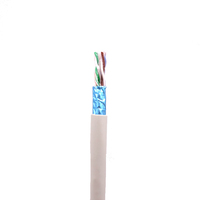 Câble Ethernet Cat6 23AWG en cuivre pur 10 Gbps 250 MHz testé pour les réseaux PoE CCTV