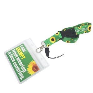 Recién listado poliéster girasol sublimación cordón retráctil regalos promocionales - Product Image 4