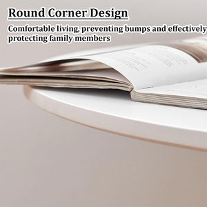 Tavolino da Caffè Minimalista Moderno con Telaio in Metallo Regolabile in Altezza e Piano in MDF per Hotel e Uso Domestico Arredamento Soggiorno - Product Image 4