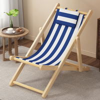 Chaise de plage pliable en bois, confortable, moderne, légère et portable, pour les activités de plein air, le camping, les pique-niques, les parcs