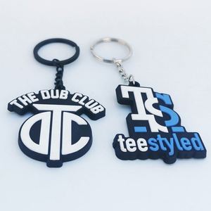 PVC <b>Custom</b> Logo 2d Soft Pvc Plastic Keychain Metal Gift Anime Rubber <b>Key</b> Chain 3D Silicone Rubber <b>Key</b> <b>Ring</b> Rubber Pvc Keychain - Product Image 5